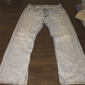 American eagle DISTRESSED bootcut jeans